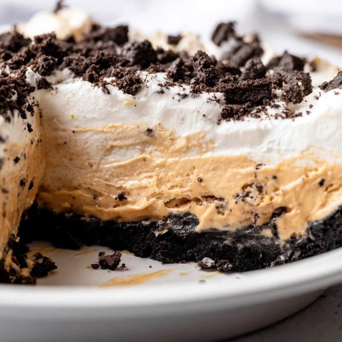 Peanut Butter Oreo Pie