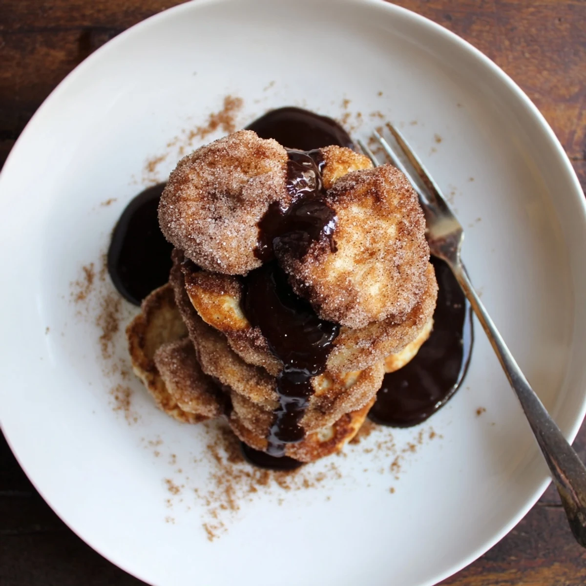 Spanish Churro Pancakes