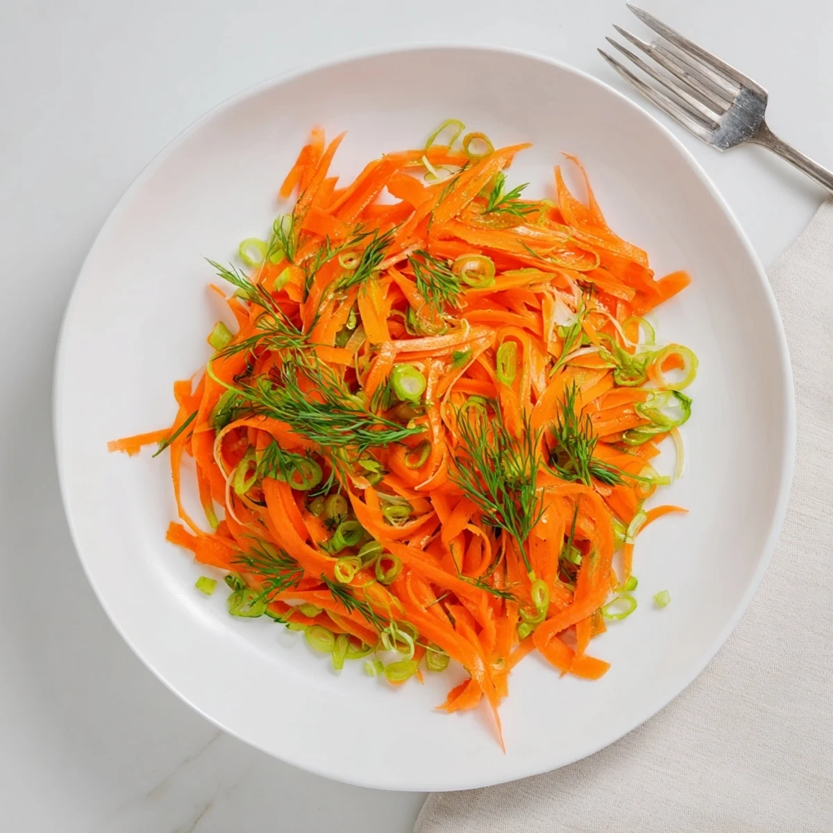 Marinated Lemon Dill Carrot Salad