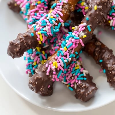 Chocolate Covered Pretzels For Easter