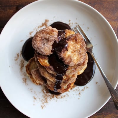 Spanish Churro Pancakes